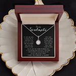 To My Soulmate - You Are My Life, My Love, And My Best Friend Mother's Day Necklace Mother's Day Eternal Hope Necklace