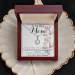 To Mom - From Bonus Daughter - Woman Like No Other Mother's Day Necklace Mother's Day Eternal Hope Necklace