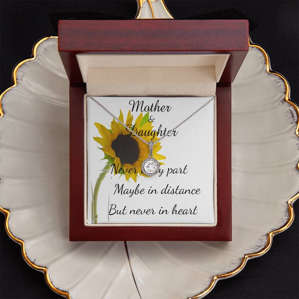Mother Necklace - Mother Gift - Never Truly Part Mother's Day Necklace Mother's Day Eternal Hope Necklace
