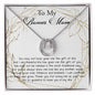 Stepmom Necklace, Bonus Mom Necklace, Step Mother Gift From Bride, Mother's Day Gift For Step Mom Necklace Mother's Day Lucky In Love Necklace