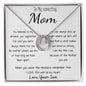 Mom Necklace - Gift for Mom from Son Mother's Day Lucky In Love Necklace