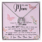 To My Mom Necklace Gift From Son Mother's Day Necklace Mother's Day Lucky In Love Necklace