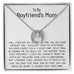 Mom Necklace, Mother-In-Law Necklace, Gift To My Boyfriend's Mom Necklace, Gift For Future Mother-In-Law Mother's Day Lucky In Love Necklace