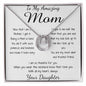Mom Necklace - To My Amazing Mom Gorgeous Necklace for Mom from Daughter Mother's Day Gift Mother's Day Lucky In Love Necklace