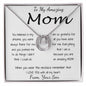 Mom Necklace - To Mom Necklace, Gift for Mom from Son Mother's Day Lucky In Love Necklace