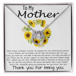 Mom Necklace, To My Mother Necklace Gift For Mom, Mother's Day Necklace From Daughter Son Mother's Day Lucky In Love Necklace