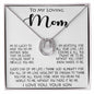 To My Loving Mom Gift for Mother Necklace Sentimental Mothers Day Thoughtful Present From Son Mother's Day Lucky In Love Necklace