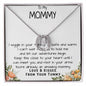 Mommy Necklace, To My Mommy Necklace, Gift For Mom To Be Necklace, Gift For First Time Mom, Expecting Mother Necklace, New Mom Necklace Gift Mother's Day Lucky In Love Necklace