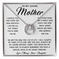 To My Loving Mother Necklace Where Are Smiles Are Many And Worries Are Few Gift For Her Mother's Day Necklace Mother's Day Lucky In Love Necklace