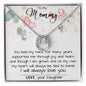 Mom Necklace, To My Mom Necklace Card – Alluring Beauty Necklace – Jewelry For Mom Gifts Mother's Day Lucky In Love Necklace