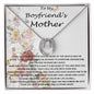 Mother-In-Law Necklace, To My Boyfriend's Mom Gift, Future Mother-In-Law Necklace Mother's Day Lucky In Love Necklace