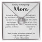 Mom Necklace - Gift For Mom From Son - You Have Been My Biggest Champion Mother's Day Gift Mother's Day Lucky In Love Necklace