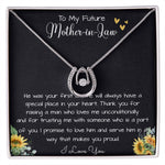 To My Future Mother In Law, Wedding For Her Mother's Gift Necklace Mother's Day Lucky In Love Necklace