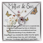 Mom Necklace, Mother and Son Gift, Gift For Mom From Son, Sentimental Gifts For Mom From Son,  Mother's Day Necklace Mother's Day Lucky In Love Necklace