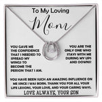 To My Loving Mom - Love Always Your Son Necklace Mother's Day Lucky In Love Necklace