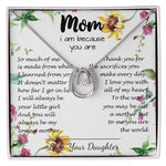 To My Mom Neckalce - Thank You For Sacrifices You Make Every Day Mother's Day Gift Mother's Day Lucky In Love Necklace