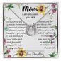 To My Mom Neckalce - Thank You For Sacrifices You Make Every Day Mother's Day Gift Mother's Day Lucky In Love Necklace