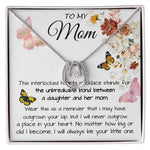 Mom Necklace Gift - To My Mom - Gift From Daughter - Mother's Day Necklace Mother's Day Lucky In Love Necklace
