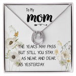 Mom Necklace Gift - Love You Always And Forever - Mother's Day Gift Mother's Day Lucky In Love Necklace