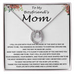 Mom Necklace, Mother-In-Law Necklace, Necklace Gift To My Boyfriend's Mom Gift, Future Mother-In-Law Necklace Mother's Day Lucky In Love Necklace
