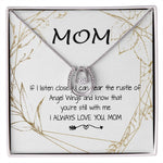 Mom Necklace - Love You Always And Forever Mother's Day Gift Mother's Day Lucky In Love Necklace