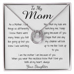 Mom Necklace - To Mom Necklace, Gorgeous Necklace for Mom from Daughter Mother's Day Gift Mother's Day Lucky In Love Necklace