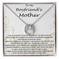 Mom Necklace, Mother-In-Law Necklace, To My Boyfriend's Mom Gift Necklace, Gift For Boyfriend's Mom Birthday Necklace Mother's Day Lucky In Love Necklace