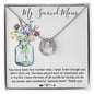 Mom Necklace, Bonus Mom Necklace Gift For Stepmom Necklace Mother's Day Lucky In Love Necklace