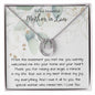 Mother-In-Law Necklace, Best Mother In Law Birthday Necklace, To My Mother In Law Necklace Mother's Day Lucky In Love Necklace