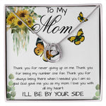Mom Necklace, To My Mom Gift Necklace, Mother's Day Cute Gift For Mom, Mother Daughter Necklace Mother's Day Lucky In Love Necklace