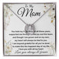 Mom Necklace - To My Mom - Love You Always And Forever - Mother's Day Gift Mother's Day Lucky In Love Necklace