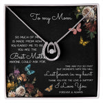 To My Mom Time May Fly Mother's Day Necklace Mother's Day Lucky In Love Necklace