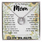 To My Mom - You Are The World Mother's Day Necklace Mother's Day Lucky In Love Necklace