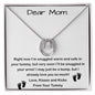 Mom Necklace, Mom To Be Necklace, Pregnancy Gift For Mom To Be, Mommy Present From Unborn Baby, Gift For Expecting Moms Mother's Day Lucky In Love Necklace