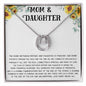 Mom Necklace, Mother Daughter Necklace, Gift For Mom, Mom Necklace, Birthday Gift Necklace Mother's Day Lucky In Love Necklace
