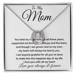 Mom Necklace - To My Mom - Love You Always And Forever Mother's Day Lucky In Love Necklace