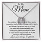 Mom Necklace - To My Mom - Love You Always And Forever Mother's Day Lucky In Love Necklace