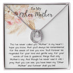 Bonus Mom Necklace, To My Other Mother Necklace, Gift For Second Mom, Mother-In-Law, Bonus Mom Mother's Day Lucky In Love Necklace