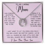 Gift For Caring Mom Form Son, To My Mom Necklace Gift For Mother's Day Mother's Day Lucky In Love Necklace