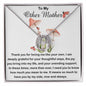 Bonus Mom Necklace, Other Mother Necklace, Gift For Bonus Mom Second Mom Necklace Mother's Day Lucky In Love Necklace
