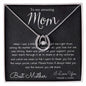 To My Mom Necklace, To My Beautiful Mom Necklace, Mother's Day Gift For Mom From Son, Thank You Mom Mother's Day Lucky In Love Necklace