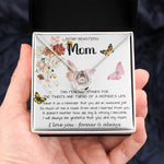 Mom Necklace Gift - To My Mom - Twists & Turns Gift Set Mom Necklace Mother's Day Lucky In Love Necklace