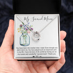 Mom Necklace, Bonus Mom Necklace Gift For Stepmom Necklace Mother's Day Lucky In Love Necklace