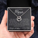 To My Mom Necklace, To My Beautiful Mom Necklace, Mother's Day Gift For Mom From Son, Thank You Mom Mother's Day Lucky In Love Necklace