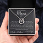 To My Mom Necklace, To My Beautiful Mom Necklace, Mother's Day Gift For Mom From Son, Thank You Mom Mother's Day Lucky In Love Necklace