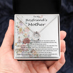 Mother-In-Law Necklace, To My Boyfriend's Mom Gift, Future Mother-In-Law Necklace Mother's Day Lucky In Love Necklace