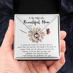 Mom Necklace Gift, To My Girlfriend's Mom Necklace, Gift For Girlfriend's Mom, Mother Of The Bride Mother's Day Lucky In Love Necklace