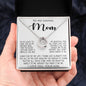 To My Loving Mom Gift for Mother Necklace Sentimental Mothers Day Thoughtful Present From Son Mother's Day Lucky In Love Necklace