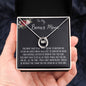 To My Bonus Mom Necklace, Thank You For Everything Mother's Day Gift For Mom Mother's Day Lucky In Love Necklace