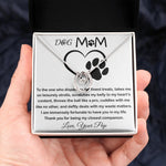 Mom Necklace - To My Dog Mom - Love You Always And Forever - Mother's Day Gift Mother's Day Lucky In Love Necklace